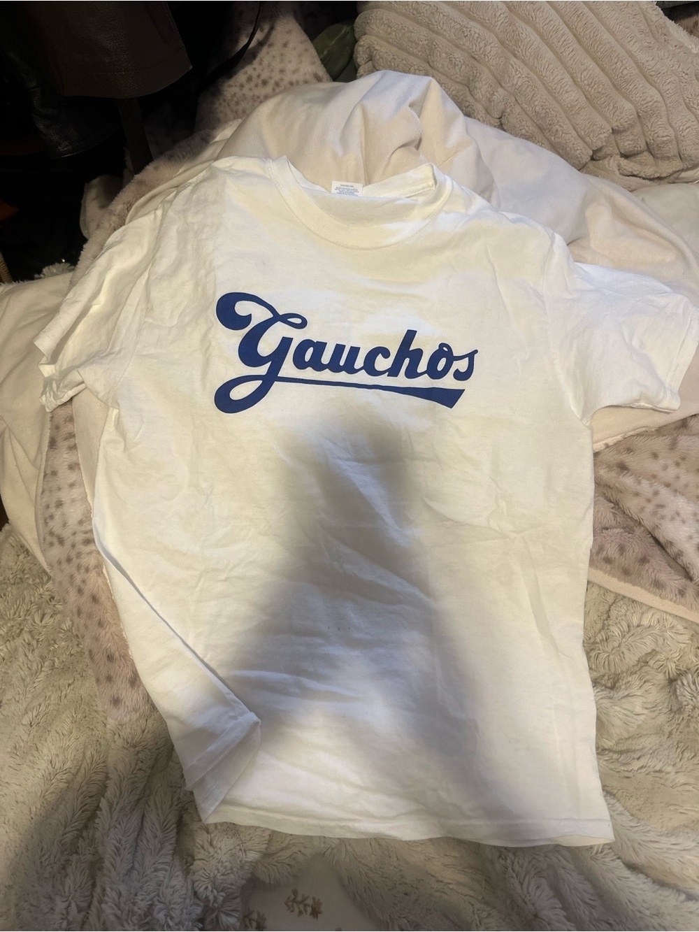 Gauchos Short Sleeve Graphic Tee - White/Blue